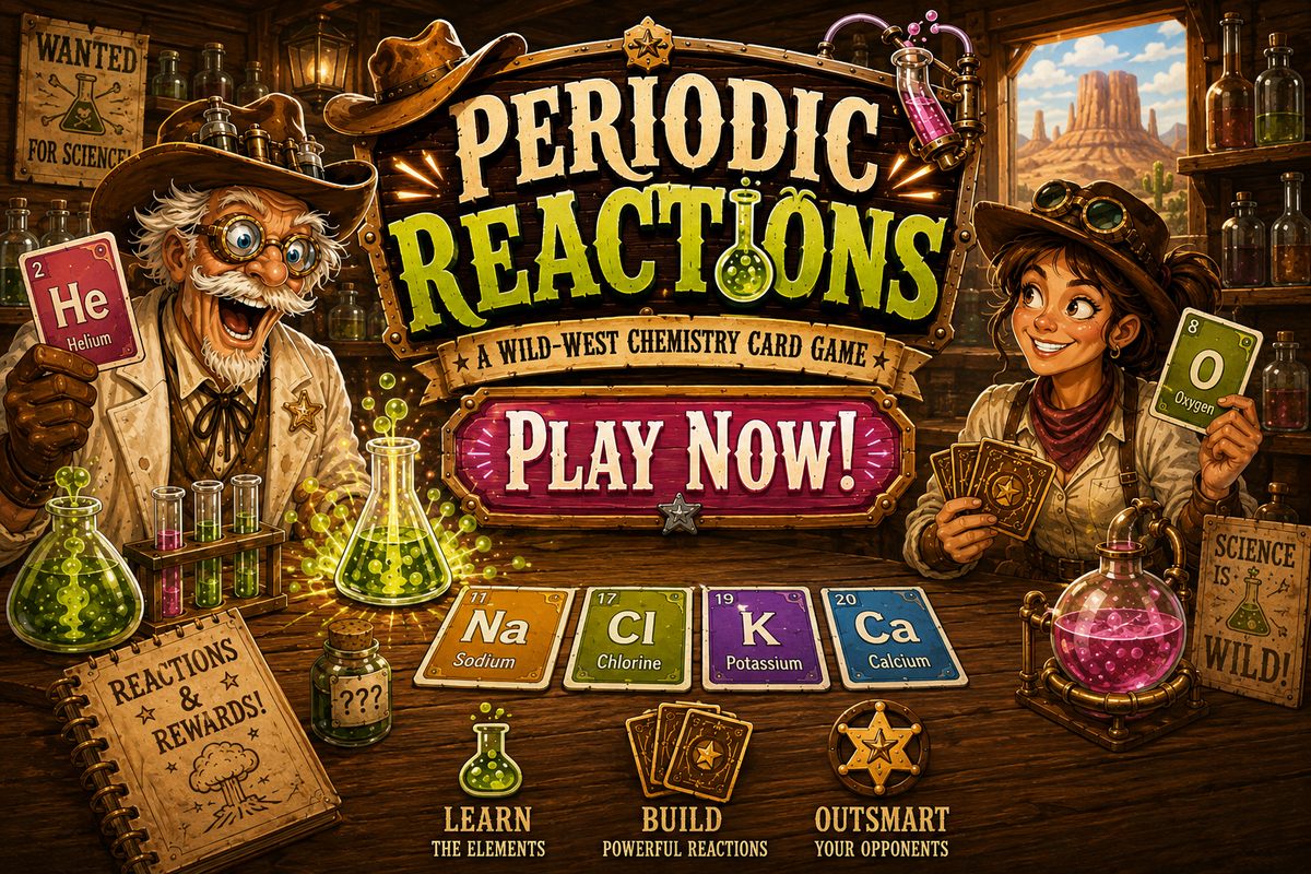 Periodic Reactions cover — learn the elements.