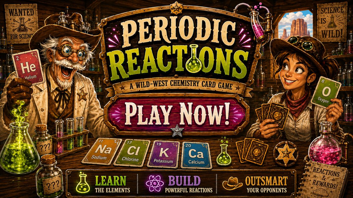 Periodic Reactions landscape cover.