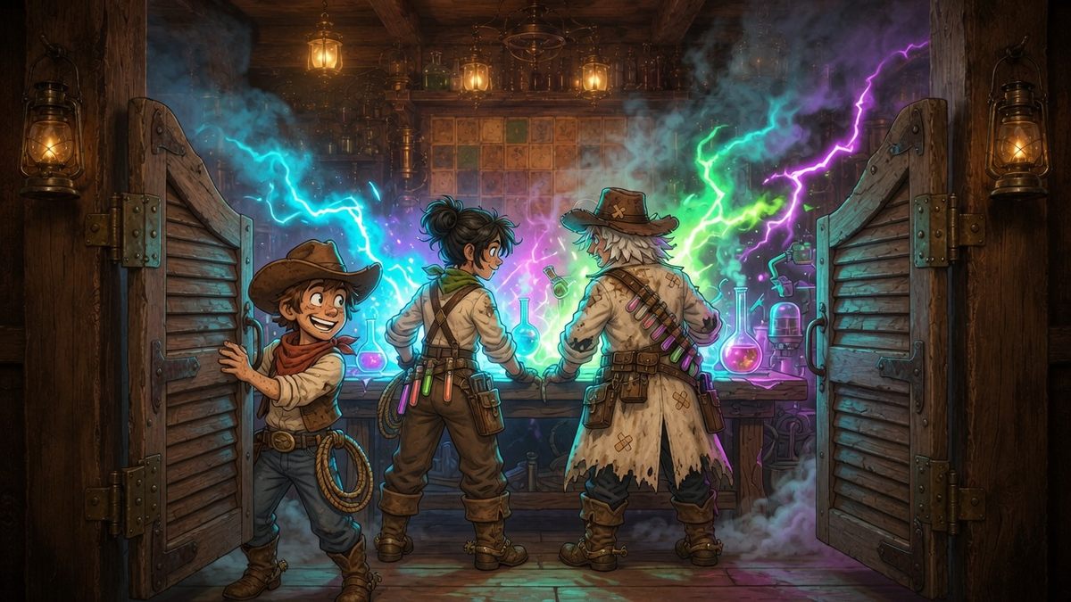 Saloon doors open — step in and try now.